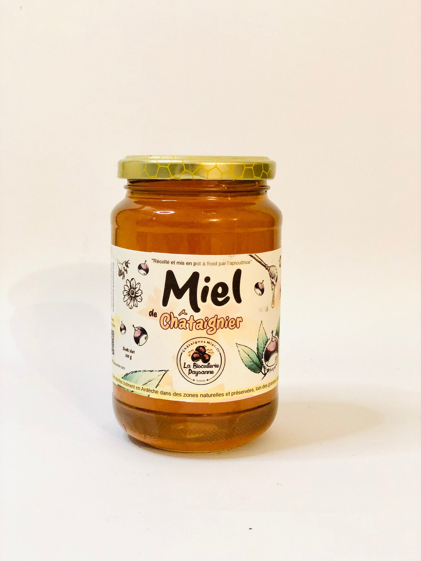 Miel châtaignier 500gr 🌳🐝