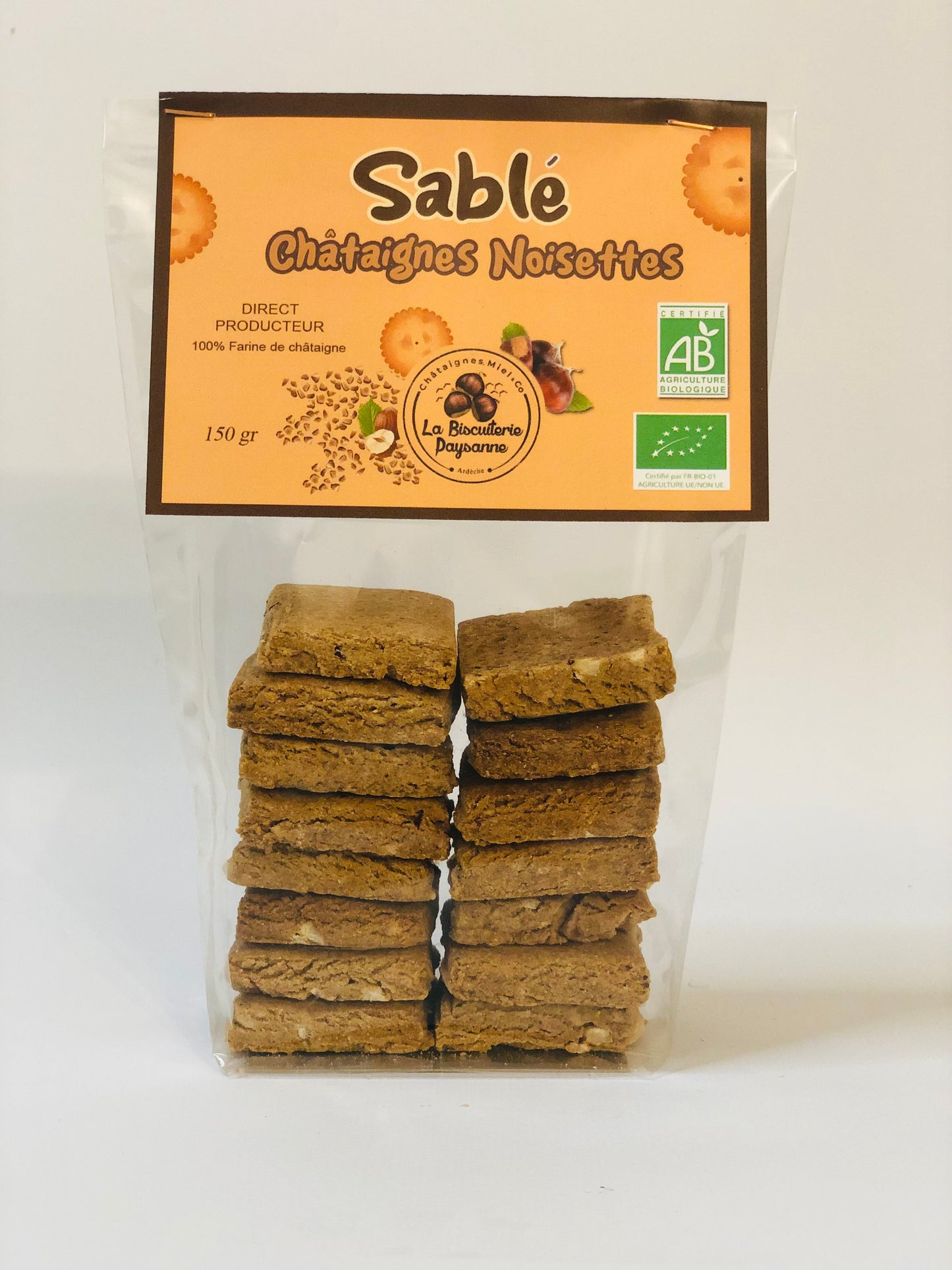 Sablé châtaignes noisettes 🌰🍪